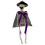 40cm Poseable Halloween Skeleton with Top Hat or Cape 1