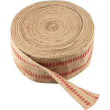 22 Yards 3.5 Inch Natural Jute Webbing Tape