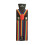 Multicolor unisex bretels met metalen clips 1