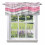 Pink Gradient Water Ripple Valance 54x18in 1