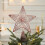 Christmas Star Tree Topper with Sequins, 4.7 in 1