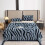 Blue Plush Fleece Throw Blanket 200 x 150 cm 1