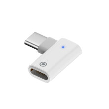 Adapter USB-C męski na żeński ze wskaźnikiem LED