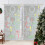 Snowman Christmas Curtain 200x100 cm White Polyester 1
