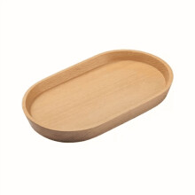 Wooden Bread Plate Round 18 cm