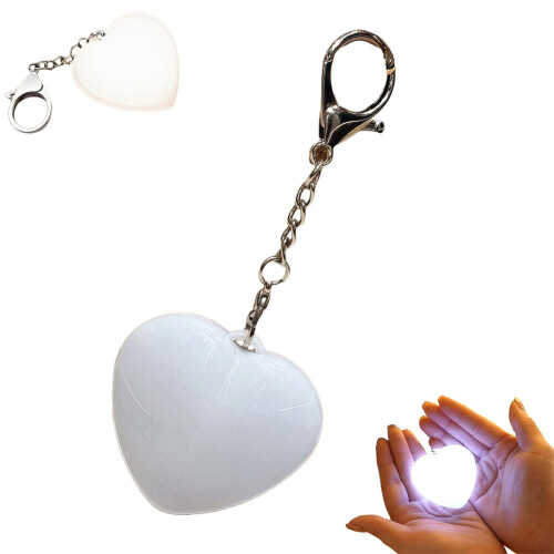 Heart-Shaped LED Bag Light with Touch Sensor