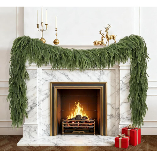 6ft Artificial Norfolk Pine Garland
