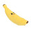Bananformet, pibende hundelegetøj, holdbart 63 cm 1