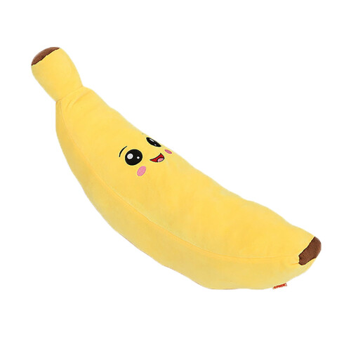 Bananformet, pibende hundelegetøj, holdbart 63 cm