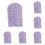 Reusable Fleece Flat Duster 7.5x4.5 in – Light Violet 1
