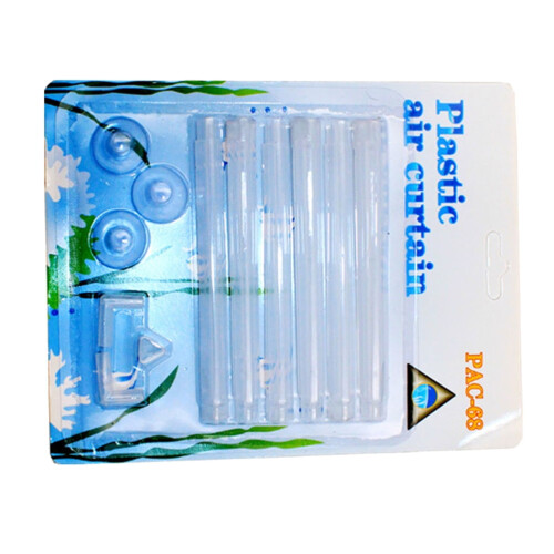 Transparent akvariumbubbelremsa för syresättning
