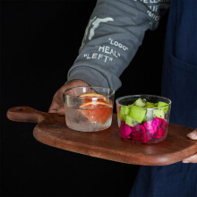 Small Glass Prep Bowl with Lid, 3.3 inch