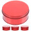 Rote Metall-Keksdose mit Deckel – 4er-Pack 1