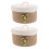 Cotton Rope Storage Basket with Lid, Coffee, 21x21x13cm 1