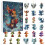 Drakenkerstkalender – 24 acryl ornamenten 1