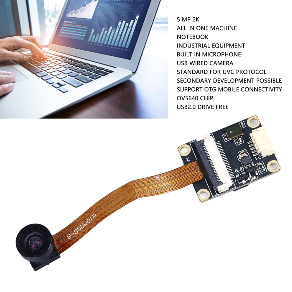 OV5640 5MP 2K Camera USB Mic