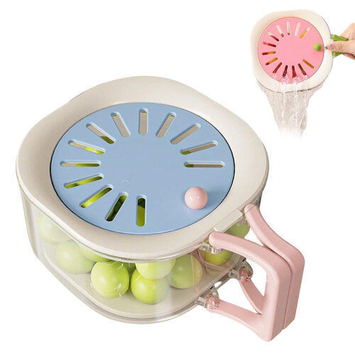 2-in-1 Obst- und Gemüseabtropfkorb mit faltbarem