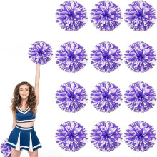 12 pon pon metallici da cheerleading da 25 cm – per cheerleading,