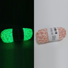 Luminous Crochet Yarn – Soft Polyester DIY Knitting Thread for Scarves, Hats & Home Decor – Light in the Dark