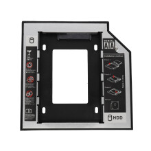 Gembird Drive Caddy Mounting Frame for 2.5 inch drive to 5.25 inch Laptop Drive Bay 12mm