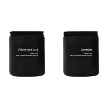 Vela aromática de lujo para hombre - Rosa aterciopelada y madera de cedro, 7