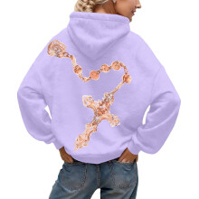 Gothic-Hoodie für Damen, Oversize-Pullover