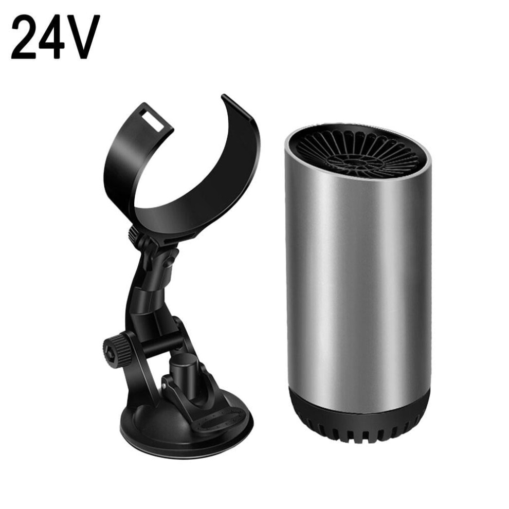 2-In-1 Portable Car Heater & Fan, 360 Rotating Plug-In Space Heater, Defroster For Windshield, Fast Heating Defogger With Suction Holder, 9426043115616