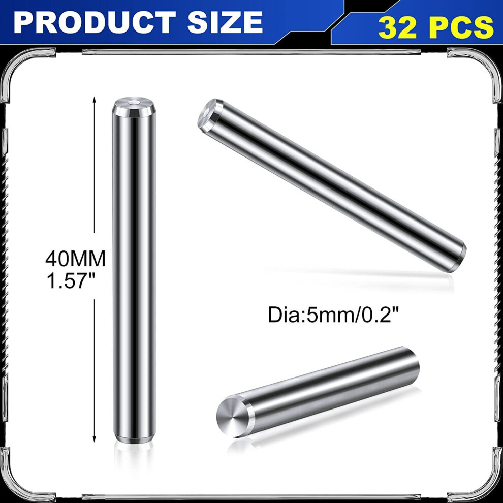 10-Pack Stainless Steel Dowel Pins For Shelf Support, Bunk Bed Accessories, Furniture Hardware 9426043296667