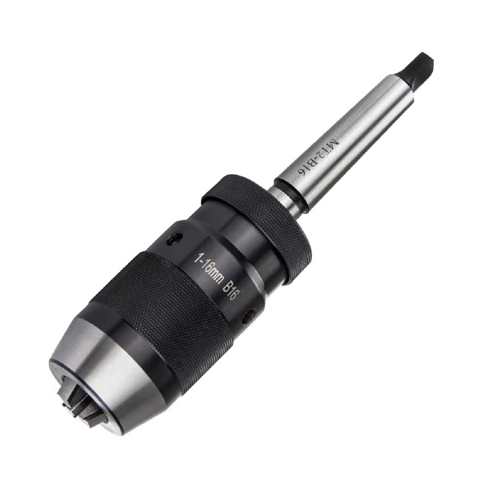 B16 1-16Mm Steel Self Tighten Keyless Drill Chuck + Mt2-B16 Arbor For Lathe Drill Mk2 Drill Chuck Arbor 6032642236978