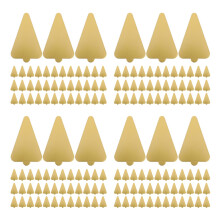 200Stk Dreieck Cakebases Gold Karton Mousse Kuchenuntersetzer