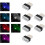 Kit iluminare interioară auto cu LED USB – pachet de 4, albastru 1
