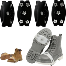 Ice Cleats for Shoes and Boots 5-Tooth Non-Slip
