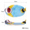 Handmade Ceramic Shark Sushi Plate with Bowl 2