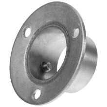 Closet Pole Socket Flange Heavy Duty Rod Holder For Closet Rod Base Support Laundry Kitchen And Bathroom Use