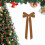 Black Velvet Christmas Bows 45x20cm 1