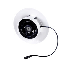 Waterproof 12V Solar Exhaust Fan with 33cm Cable for Greenhouse Chicken Coops and Shed Applications