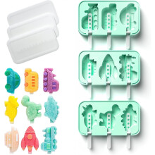 9er-Pack Eisformen aus lebensmittelechtem Silikon