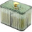 3-Compartment Acrylic Cotton Swab & Pad Storage Box 1