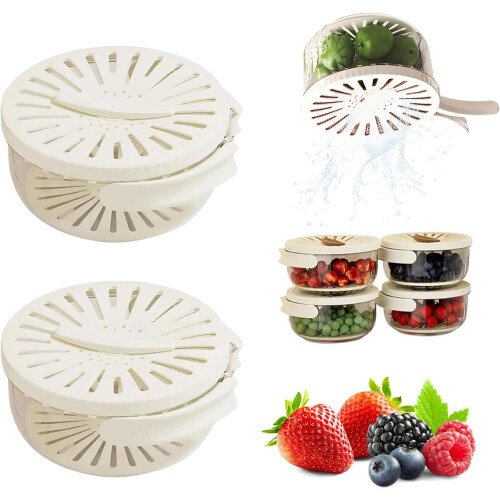 Fruktvaskebolle med sillokk 2-i-1