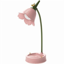 Flower LED Table Lamp, Adjustable Gooseneck, Rechargeable,