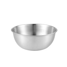 Ensemble de bols mélangeurs en acier inoxydable - 1 bol épais à fond plat