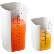 Siliconen maatbeker met schaalverdeling, 1000 ml