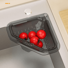Dreieckiges Küchenspülen-Sieb mit Magnetfuß