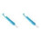 Automatic Needle Threader for Sewing Machine Blue2pcs 1