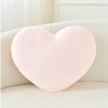 Pillows Heart Pillow Cute Fuzzy Pillows for Bed Livingroom Home Decor Cushion Decorative Aesthetic Preppy Pillows White,Small 13"x10"