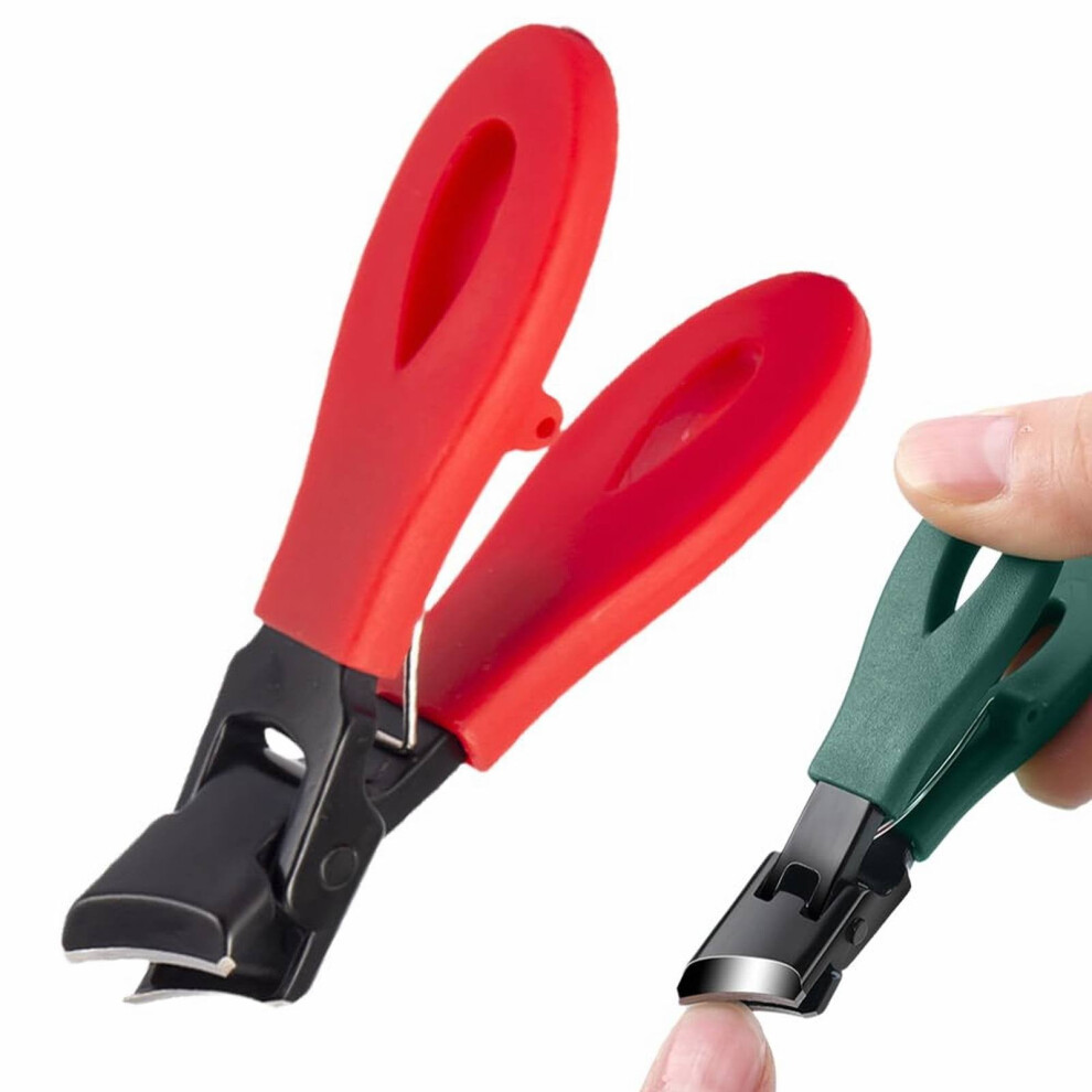 Wide-Jaw Slanted Nail Clipper for Fingernails Toenails