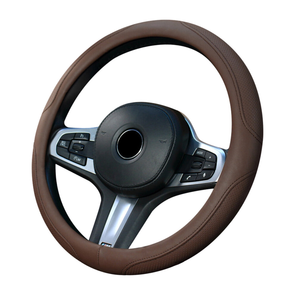 Microfiber Leather Steering Wheel Cover Universal 14.5-15 937196818013