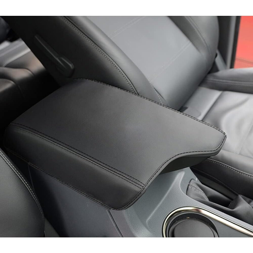 Car Center Console Lid Armrest Cover Custom For 2019-2023 Ford Ranger Pu Leather 9426043115609