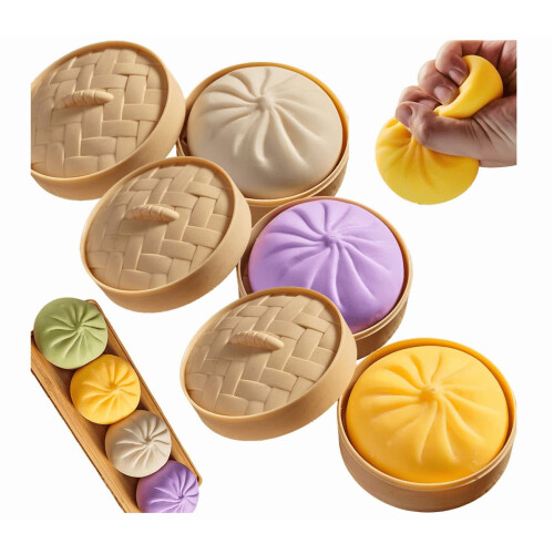 Obří třpytivé knedlíčky Squishy 3 ks