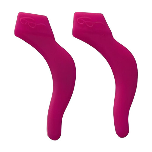 Silikon-Brillenbügelclips – 2er-Pack, Rosa, 3 cm 1